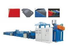 塑料噴絲地毯生產(chǎn)線-塑料擠出機|塑料機械|橡塑&ndash;光波網(wǎng)